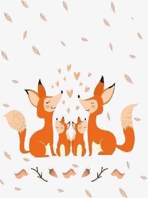 小狐狸一家
